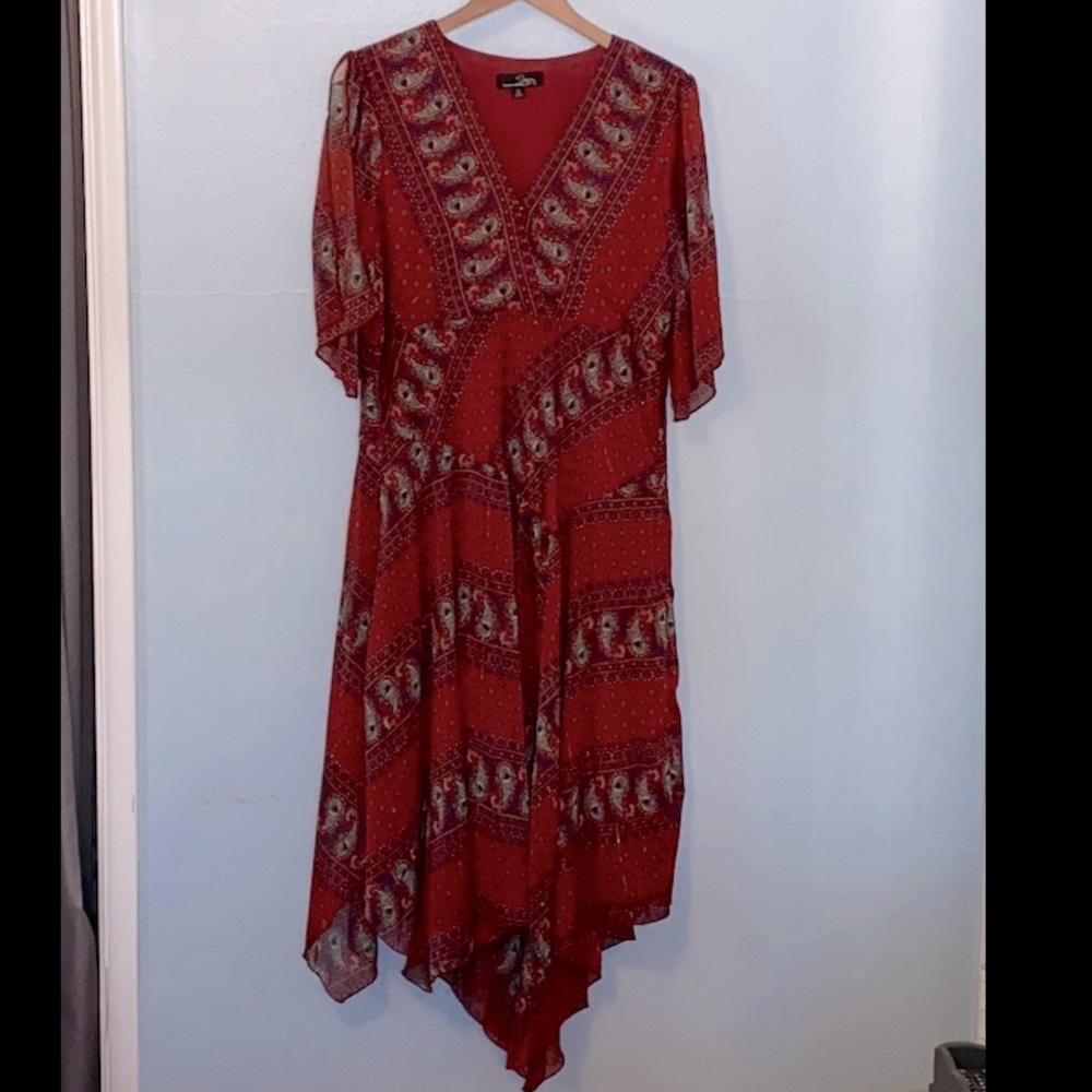 Suzanne Betro Midi Dress